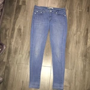 Levi’s pale blue denim leggings